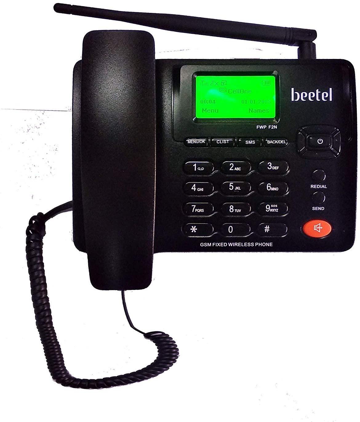Beetel F2N GSM Fixed Wireless Phone with Dual SIM FM Support-WIRELESS Landline phone-dealsplant