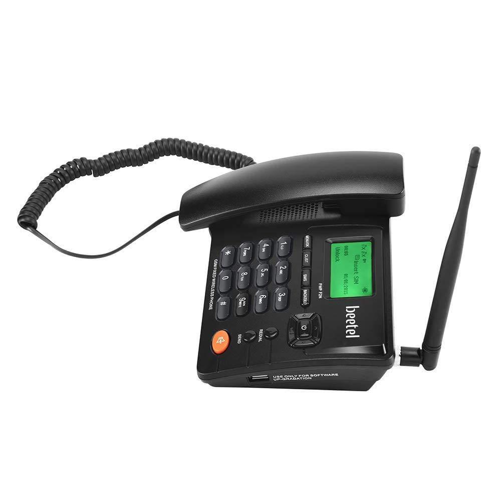 Beetel F2N Dual SIM GSM Fixed Wireless Phone (Black)-Wireless Phone-dealsplant