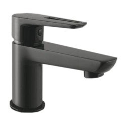 Parryware Basin Mixer Shiny Black-Taps & Dies-dealsplant