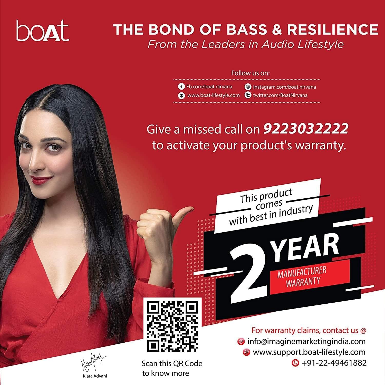 boAt Dual Port Rapid Car Charger Smart Charging with Quick Charge 3.0 Type C USB Cable Black-Car charger-dealsplant