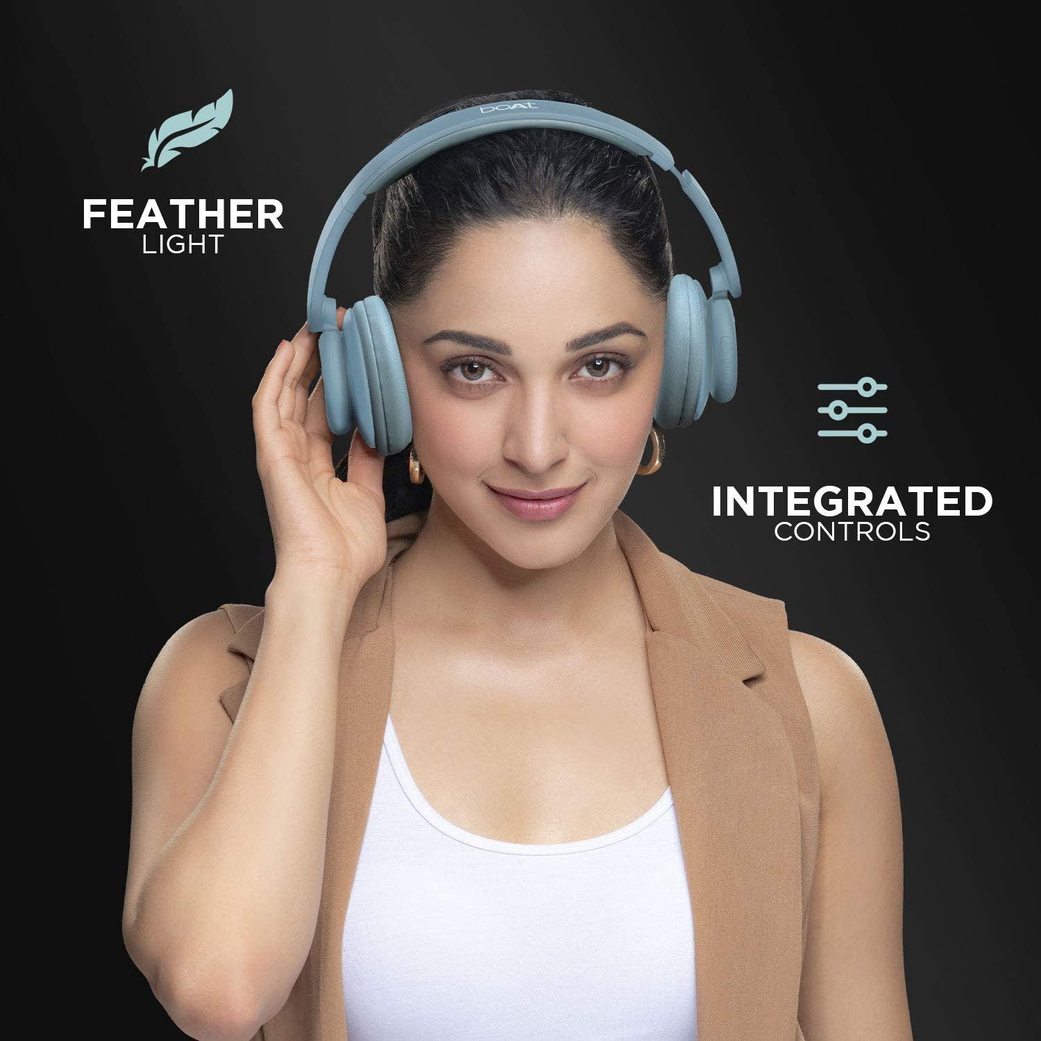 boAt Rockerz 450 Bluetooth On-Ear Headphone with Mic-Wireless Headphone-dealsplant