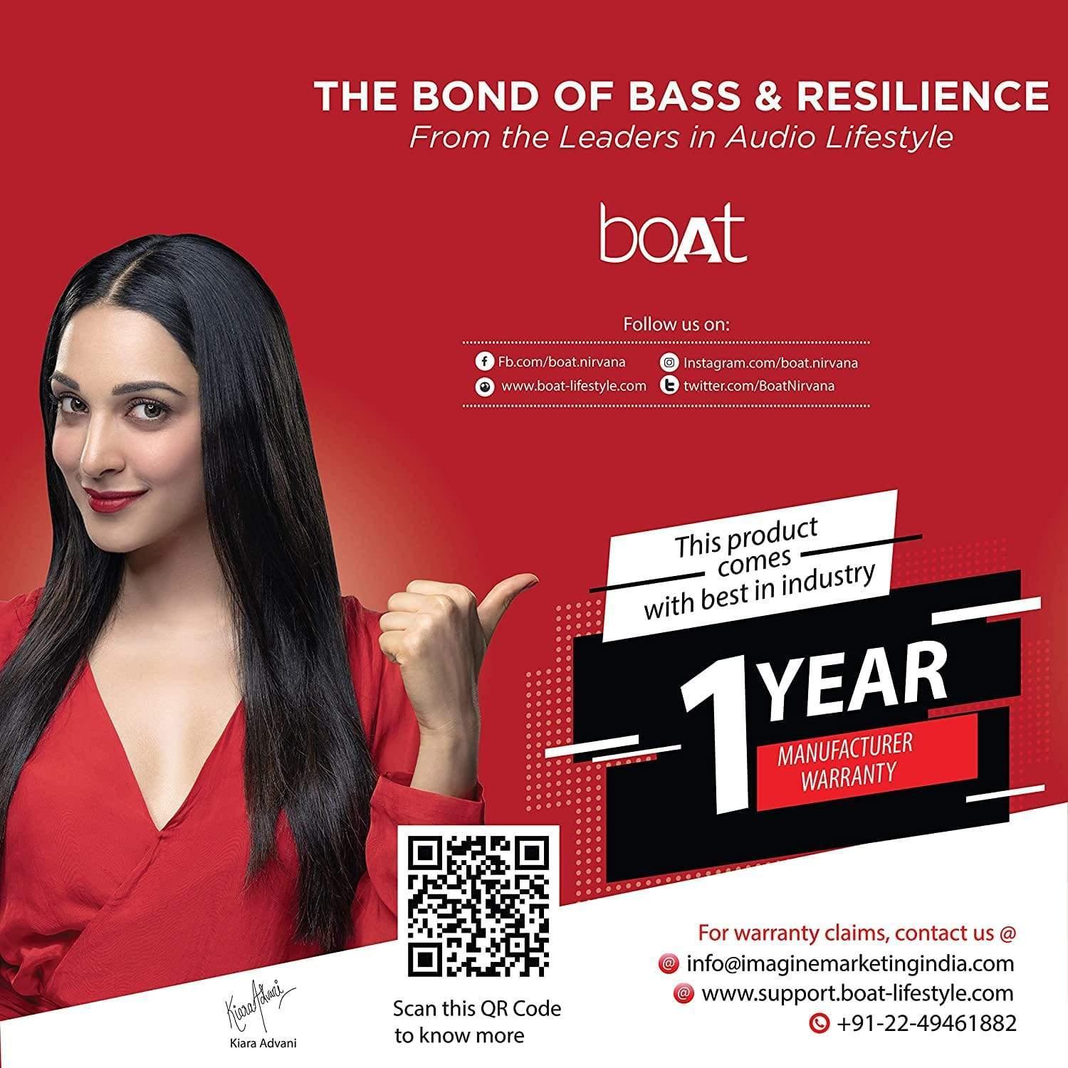 boAt Rockerz 450 Bluetooth On-Ear Headphone with Mic-Wireless Headphone-dealsplant