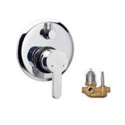 Parryware Claret Concealed Hi Flow Diverter Upper Trim G4887A1 Concealed Hi Flow Diverter Body Quarter Turn with Ceramic Innerhead-Taps & Dies-dealsplant