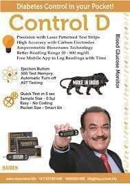 Control D Blood Glucose Monitor & Strips-Health & Personal Care-dealsplant