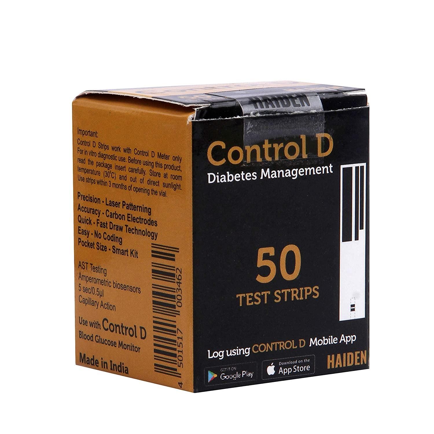 Control D Blood Glucose Monitor & Strips-Health & Personal Care-dealsplant