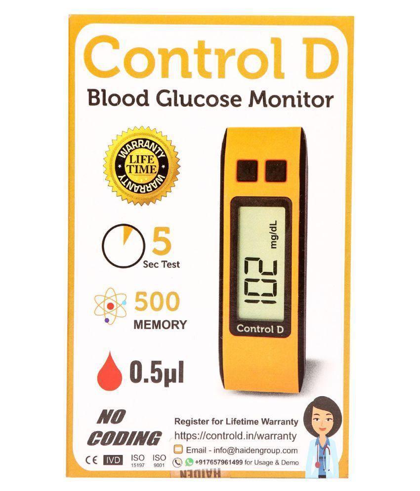 Control D Blood Glucose Monitor & Strips-Health & Personal Care-dealsplant