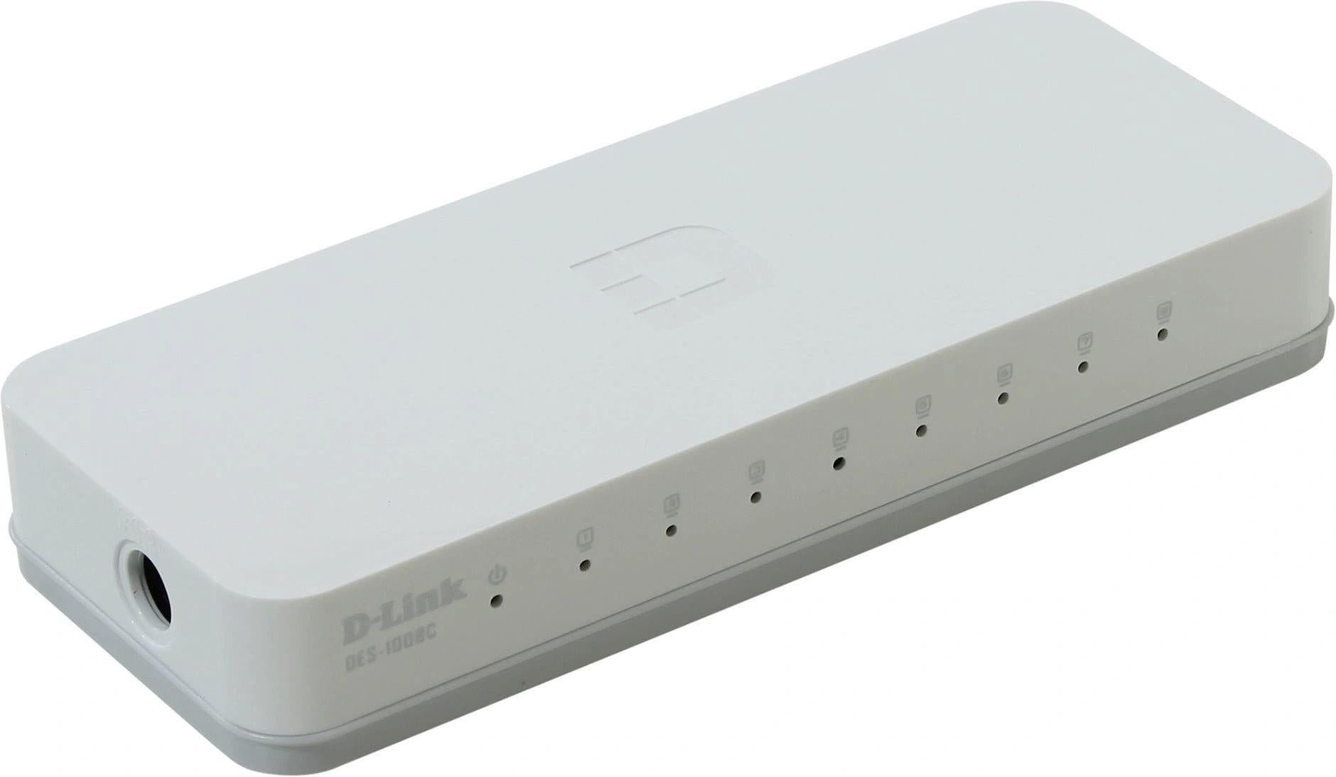 D-link DES-1008C 8 10/100 Desktop Network Switch-Router & Networking-dealsplant