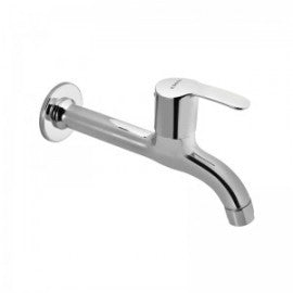 Essco Cosmo Long Body Bib Cock Faucet COS-CHR-103107 with Wall Flange-Bib Cock-dealsplant