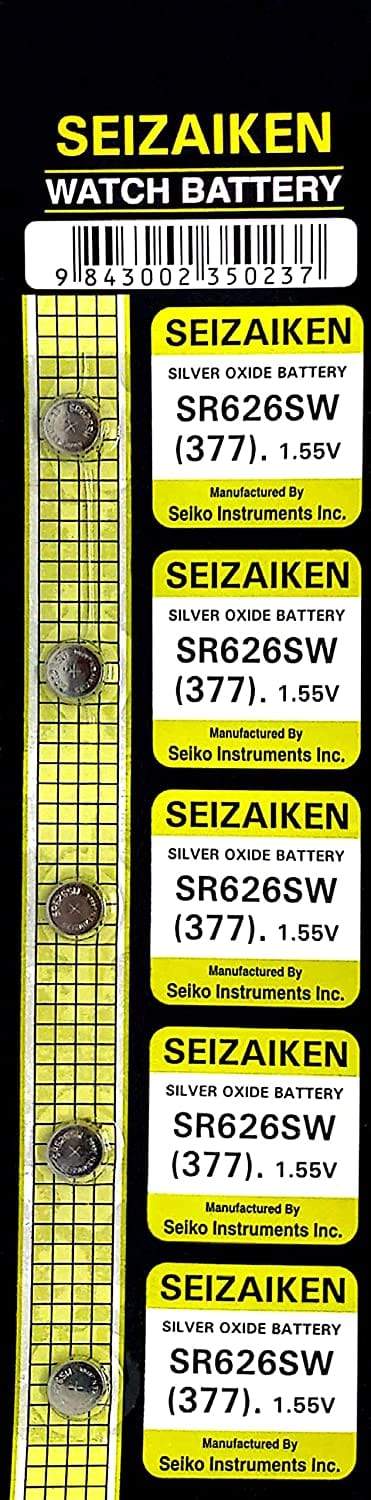 SEIZAIKEN SR626SW(377) Silver Oxide Watch Battery