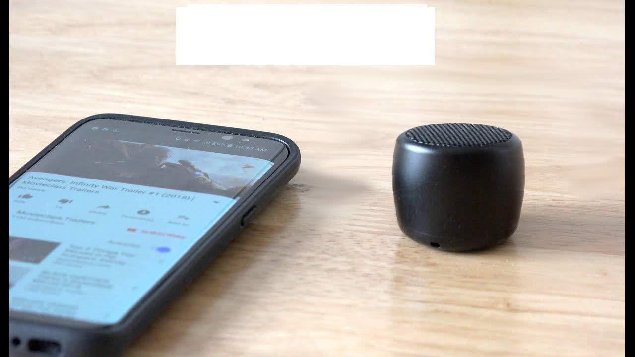 Rock Nano Wireless Bluetooth Speaker with Built-in Mic and Selfie Remote High Bass - World's Smallest Speaker-Bluetooth Speakers-dealsplant