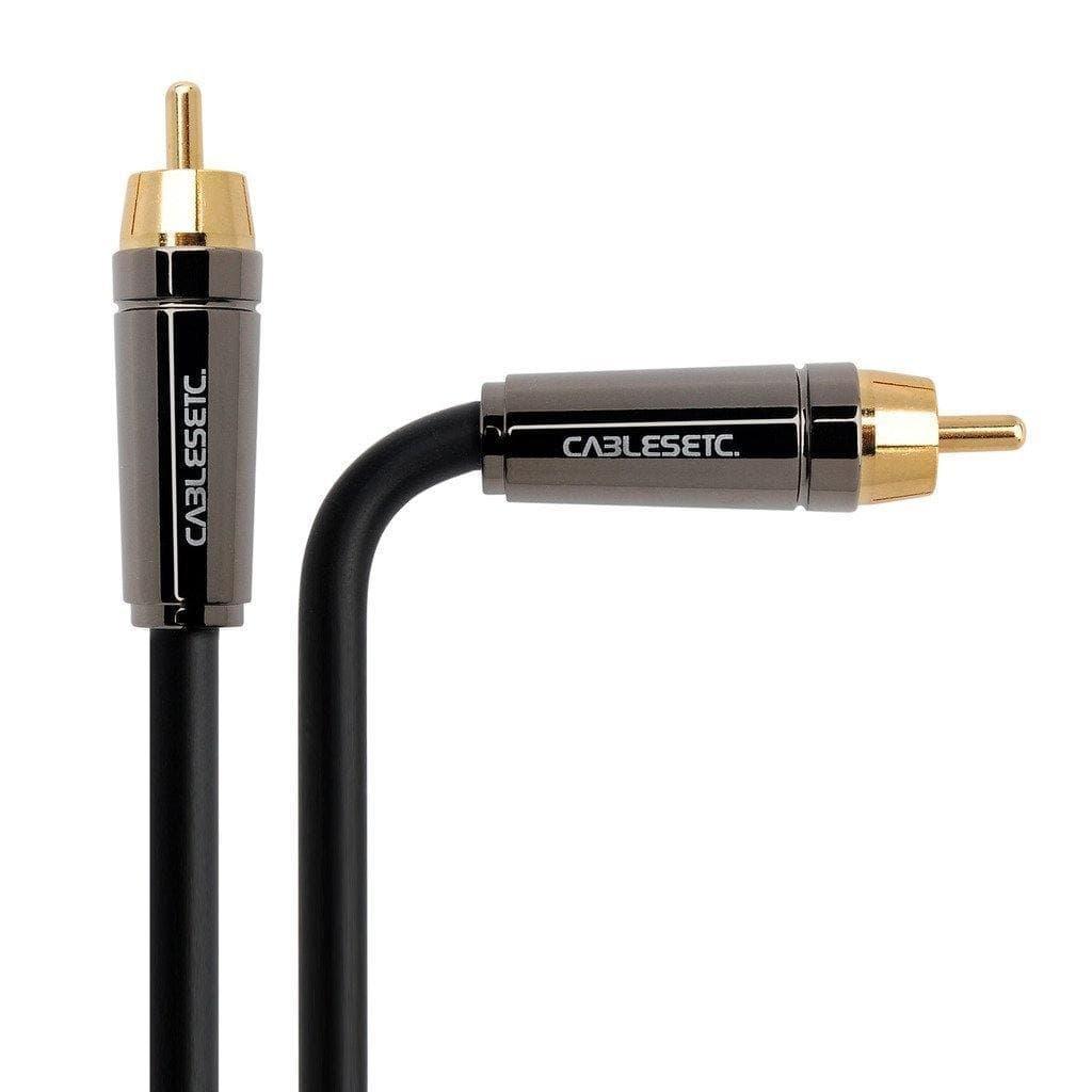 Dealsplant Pure Copper Coaxial Cable Dolby Digital SPDIF RCA Male Audio Cable Premium 1.5m-Cables-dealsplant