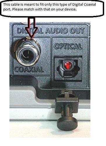 Dealsplant Pure Copper Coaxial Cable Dolby Digital SPDIF RCA Male Audio Cable Premium 1.5m-Cables-dealsplant