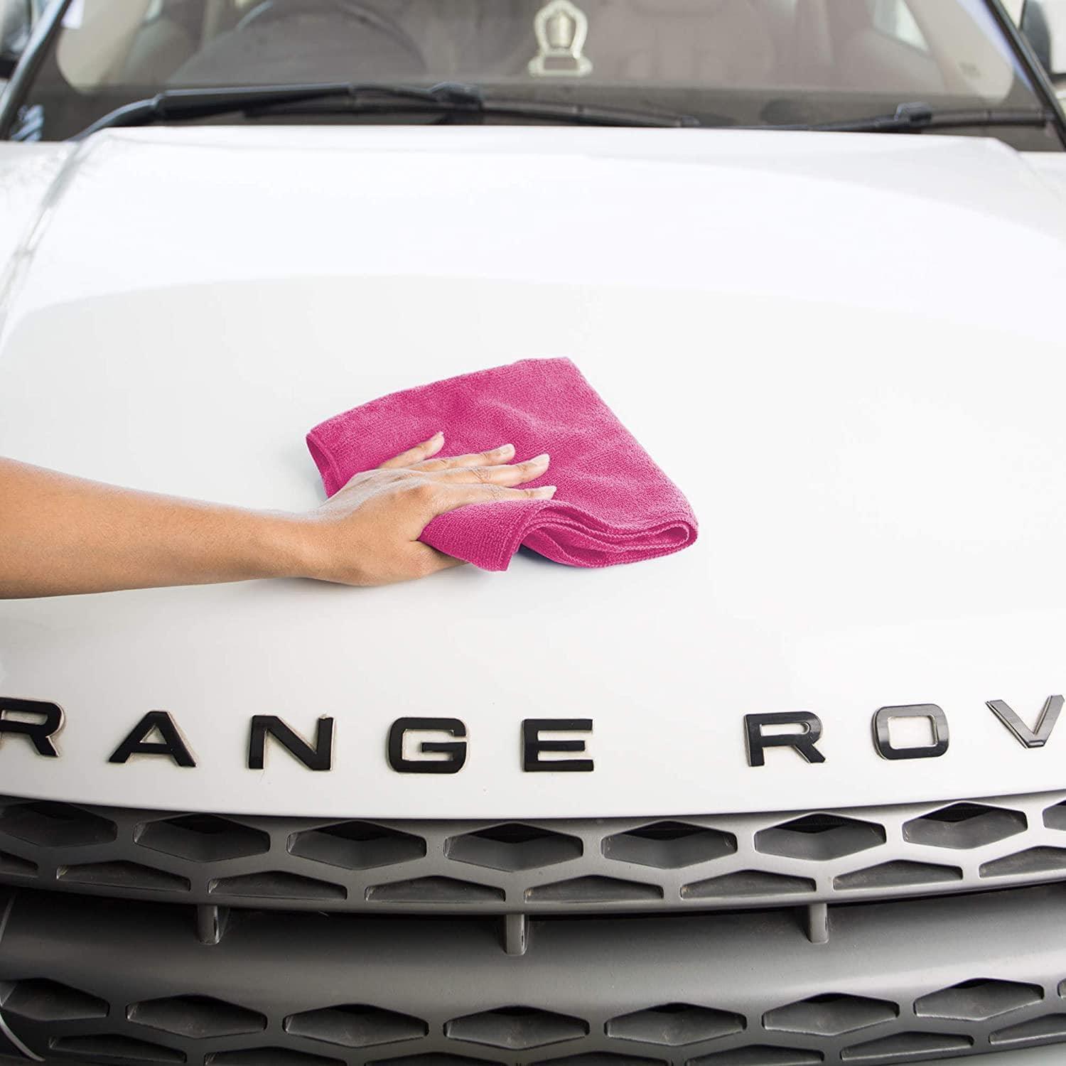 Dealsplant Microfiber Cloth 320 GSM Multipurpose Cloths Microfiber Towels for Car Detailing & Washing (40x40cm)-Car Accessories-dealsplant