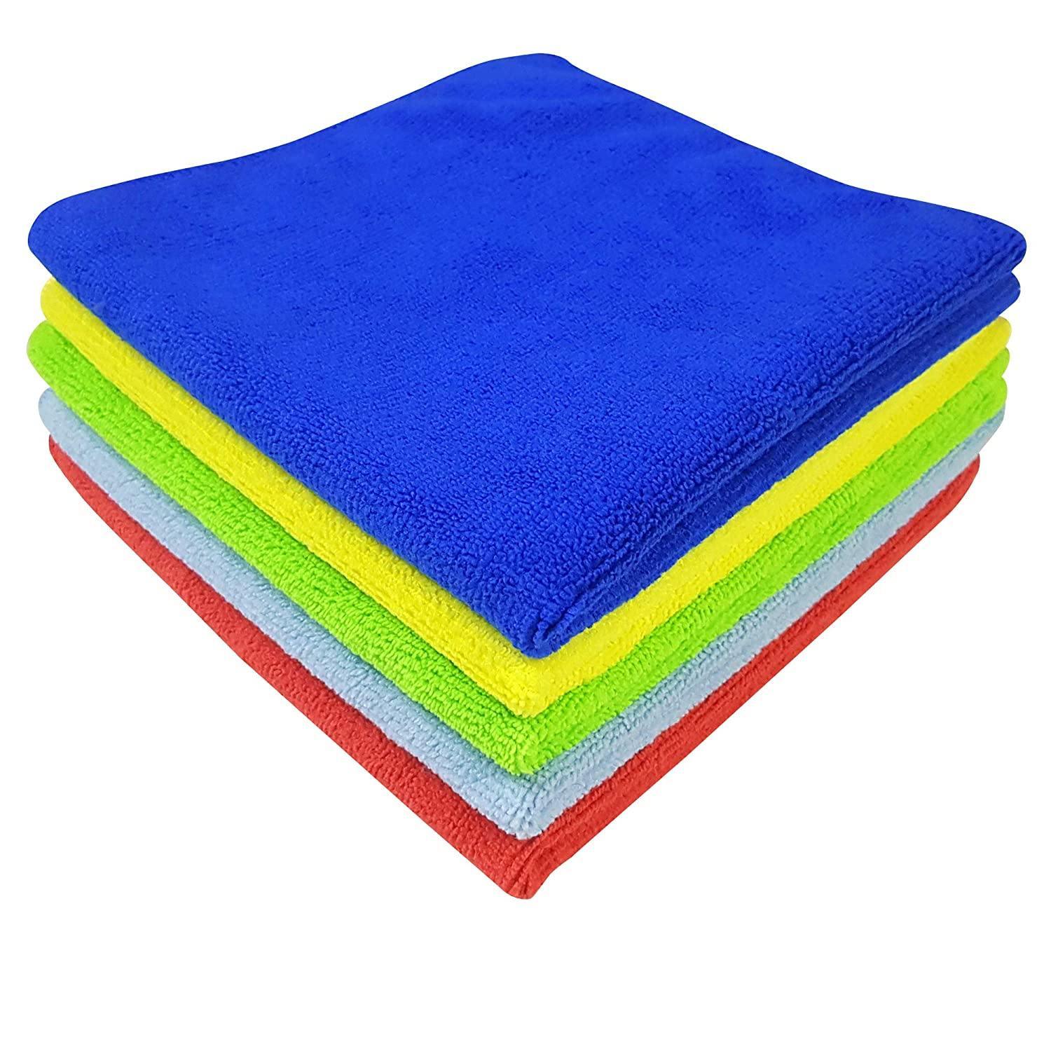 Dealsplant Microfiber Cloth 320 GSM Multipurpose Cloths Microfiber Towels for Car Detailing & Washing (40x40cm)-Car Accessories-dealsplant