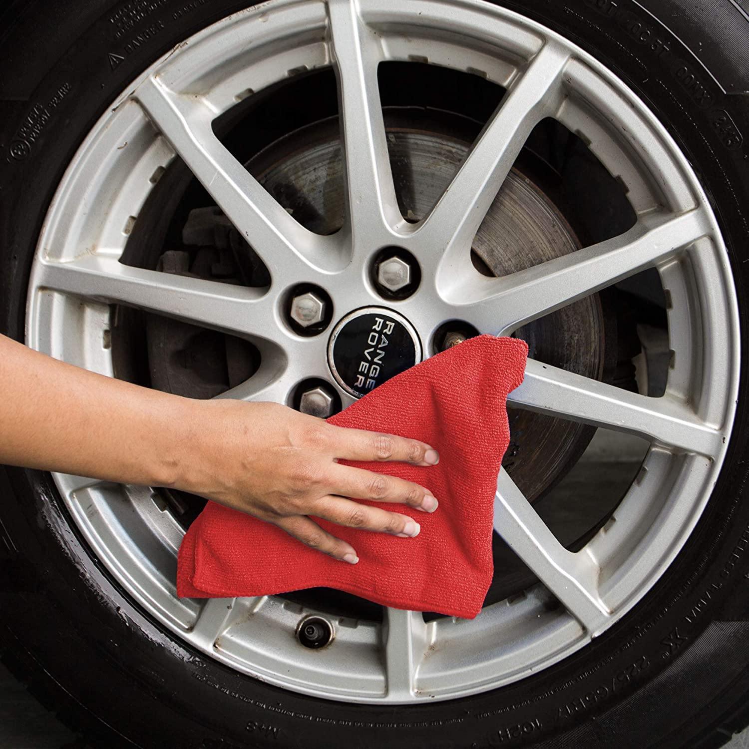 Dealsplant Microfiber Cloth 320 GSM Multipurpose Cloths Microfiber Towels for Car Detailing & Washing (40x40cm)-Car Accessories-dealsplant