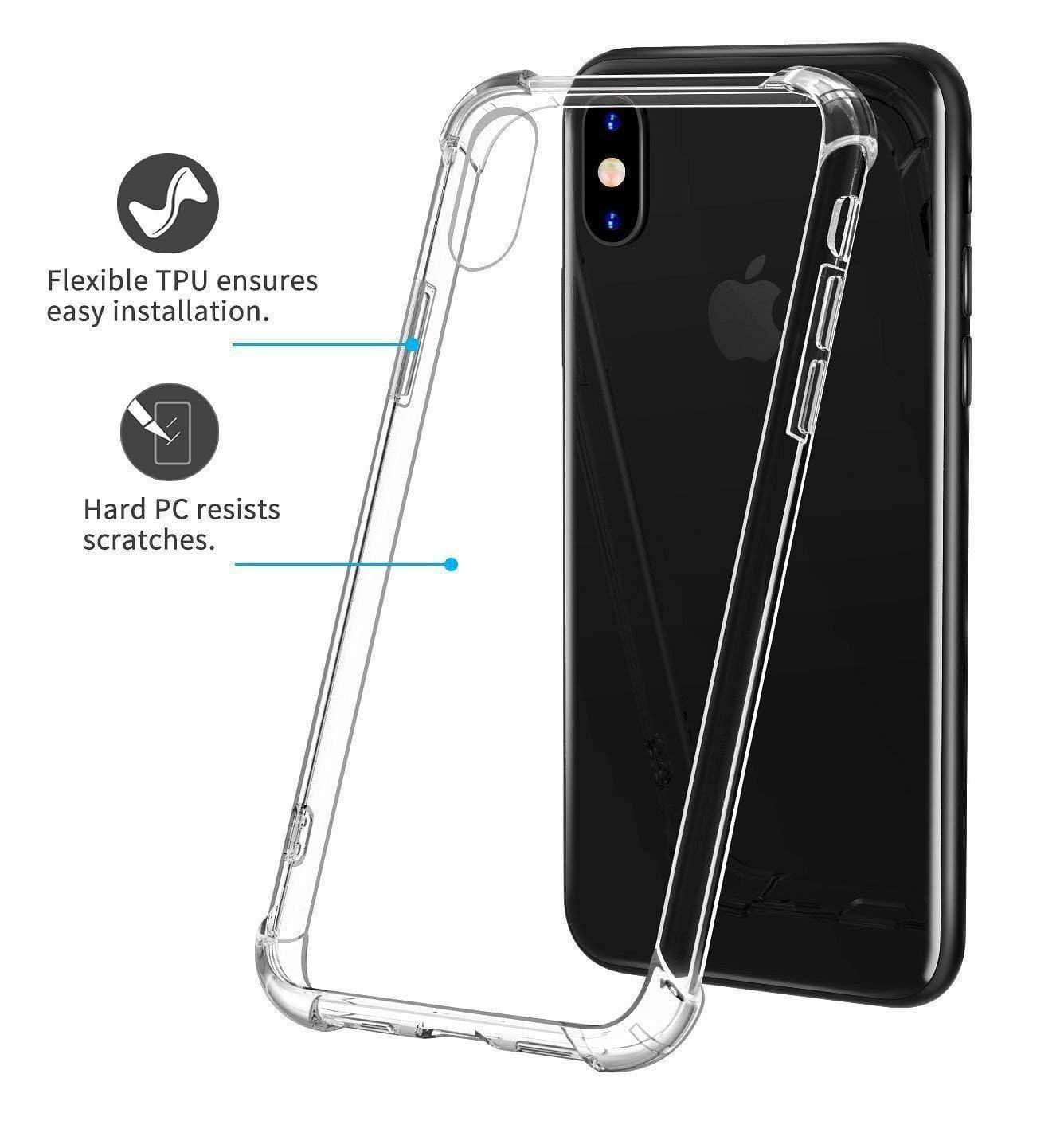 Atouchbo King Kong Armor Protective Case for iPhone 12 / 12 Pro (6.1") Anti-Shock Mobile Case Clear-Cases & Covers-dealsplant