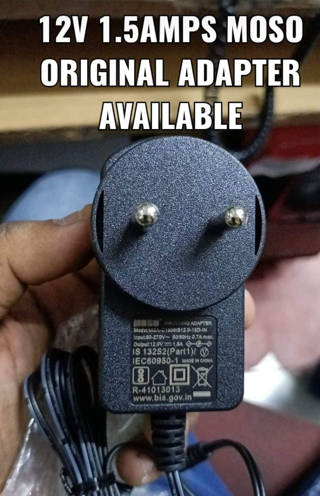 MOSO 12V 1.5A DC SMPS Power Supply-CHARGER ADAPTER-dealsplant