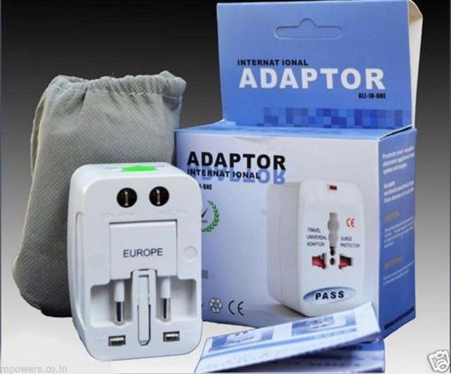 Dealsplant All in One World Wide Universal Travel Adapter Plug (7.0 x 5.0 x 4.0 cm)-Chargers-dealsplant