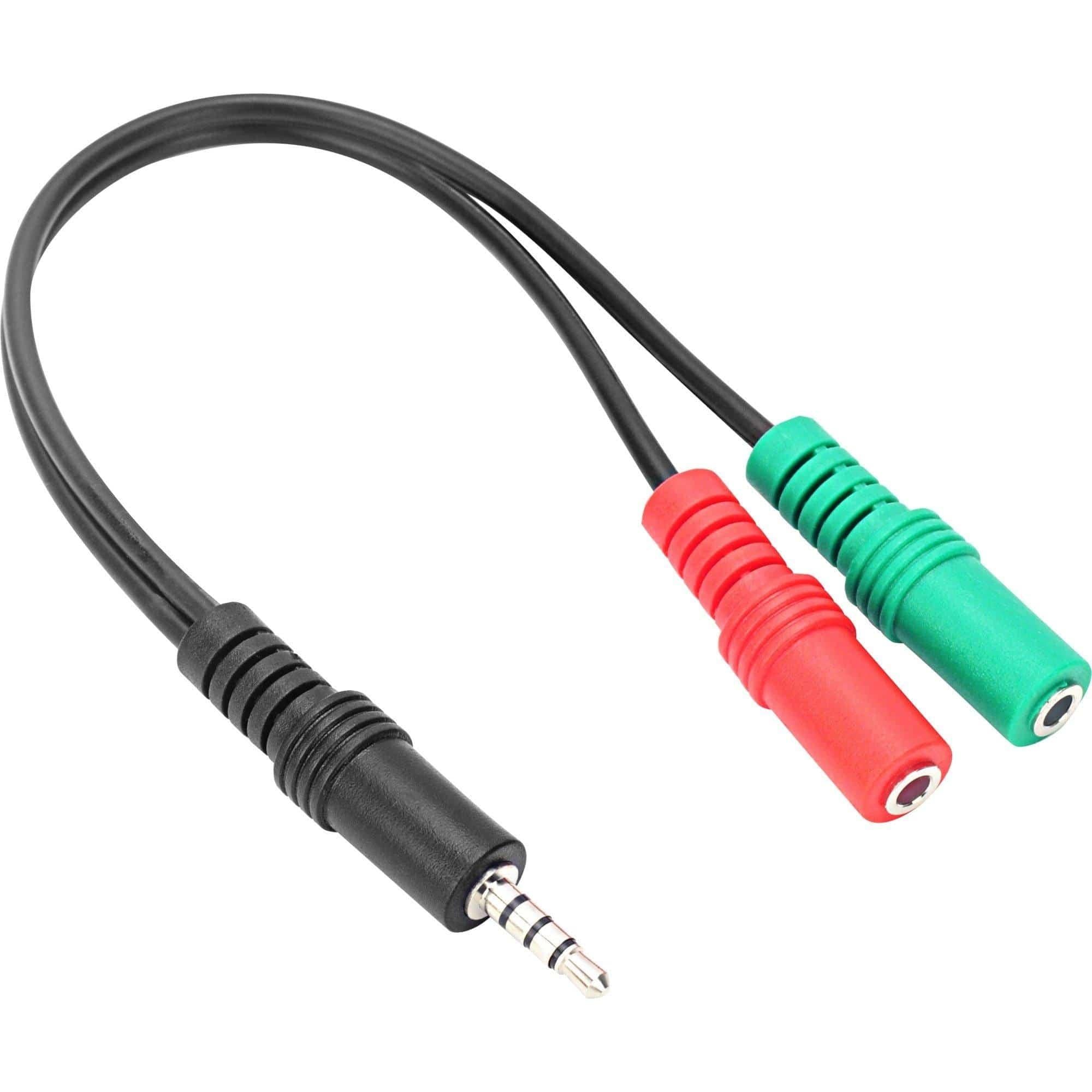 Dealsplant 3.5mm Jack Splitter Male to 2 Female Mic & Audio Splitter Cable-Converters-dealsplant