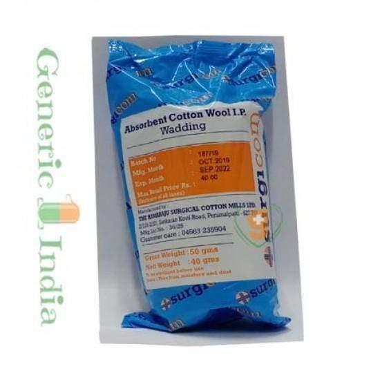 Dealsplant ABSORBENT COTTON WOOL-25GMS-COTTON WOOL-dealsplant