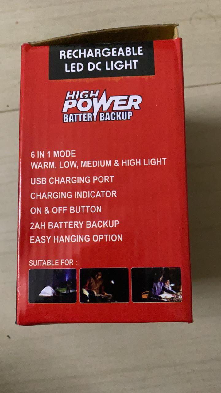 Dealsplant INSTONE Solar/DC Reachargeable LED light with 6 mode High Brightness Emergency Lamb-DC Reachargeable LED-dealsplant