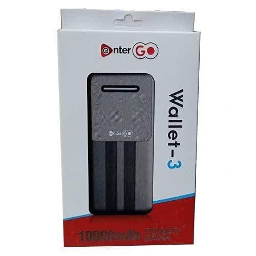 Dealsplant EnterGo Power Bank 10000 mah Wallet-3 for Smartphones and Tablets-dealsplant