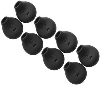 Dealsplant soft ear buds In The Ear Headphone Cushion (Pack of 8, Black)-earbud cotton-dealsplant
