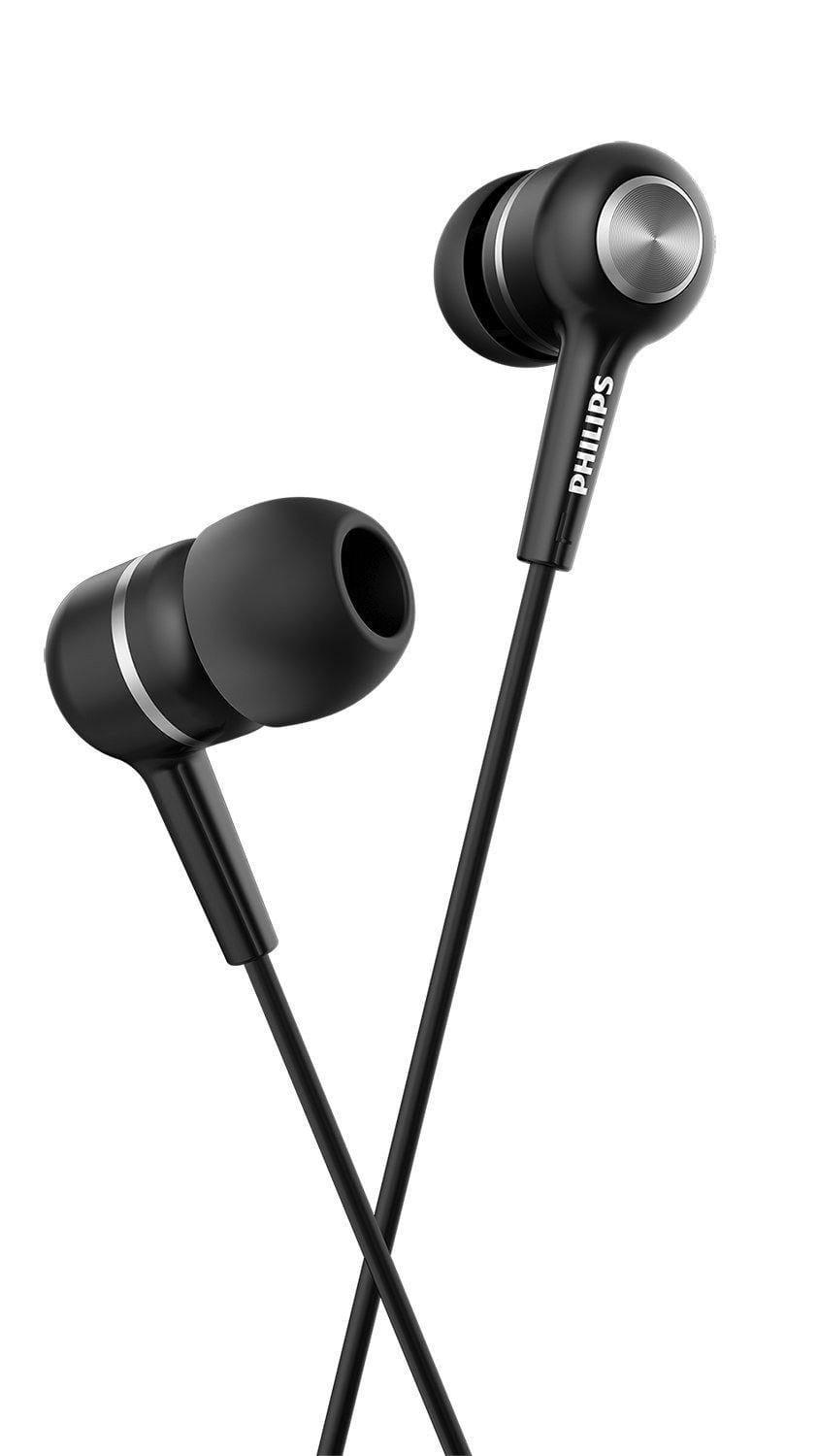Philips SHE1505BK Earphones with Mic (Black)-Earphones-dealsplant