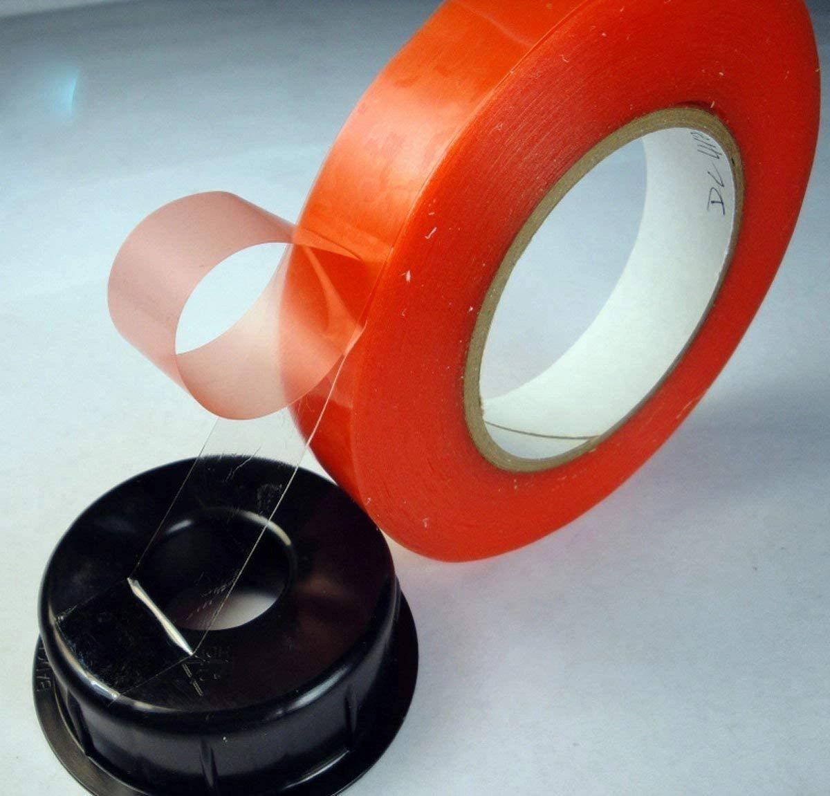 20 mm Strong Acrylic Adhesive Clear Double Sided Tape Heat Resistant Double-sided Transparent Clear Adhesive Tape 25 Mts-Everything Else-dealsplant