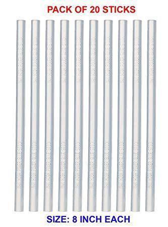 20 Pcs Hot Melt Clear Glue Sticks for Hot Melt Gun 11mm x 8" Approx-Everything Else-dealsplant