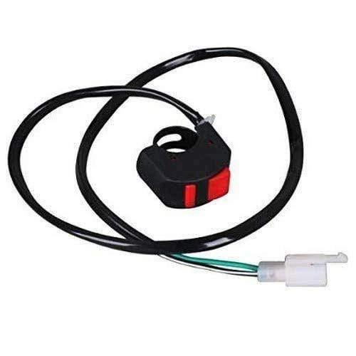 Bike Handlebar All Purpose Universal On/Off Switch with Cable (Red)-Everything Else-dealsplant