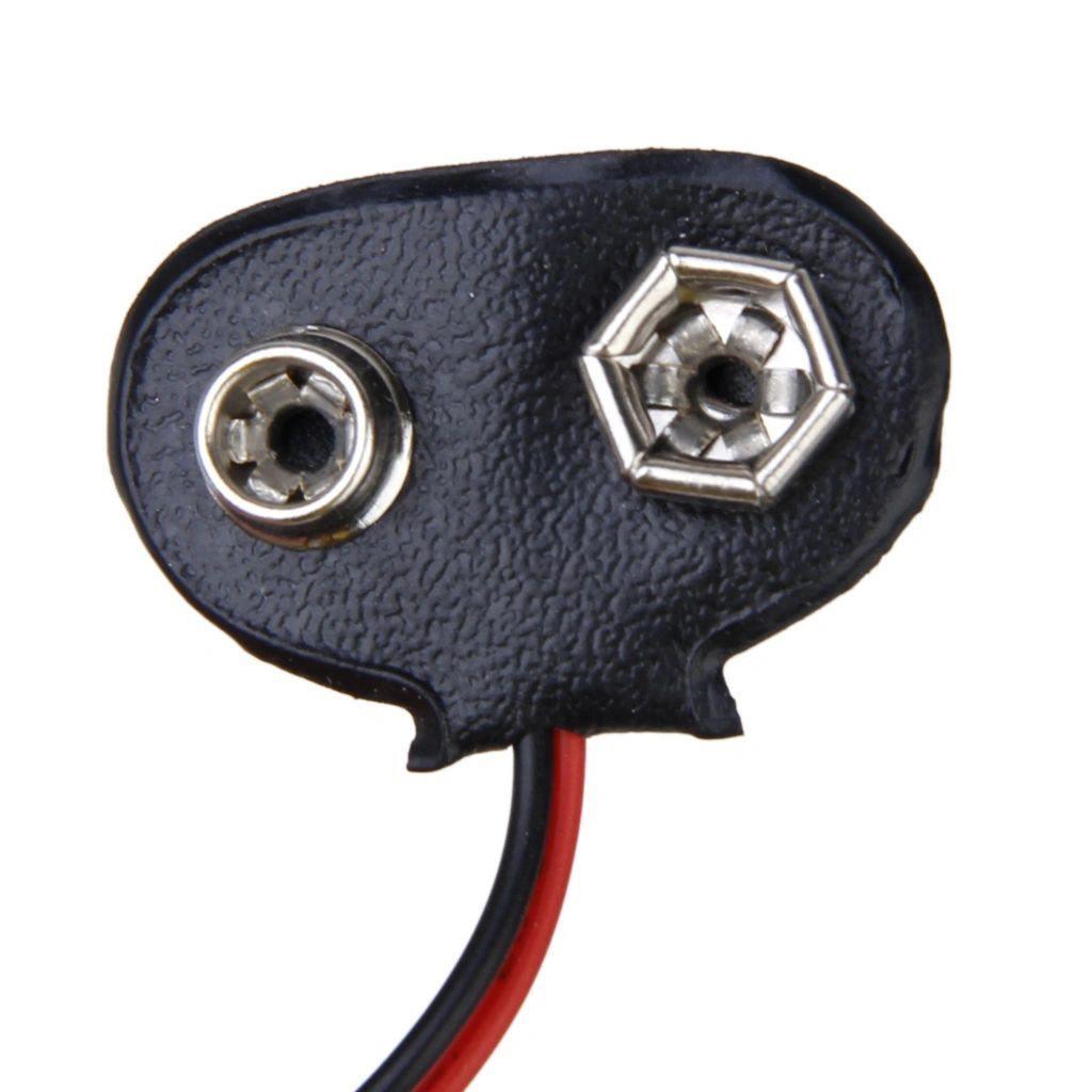 9V BATTERY SNAPPER CLIP Set of 10 PCS-General Purpose Batteries-dealsplant