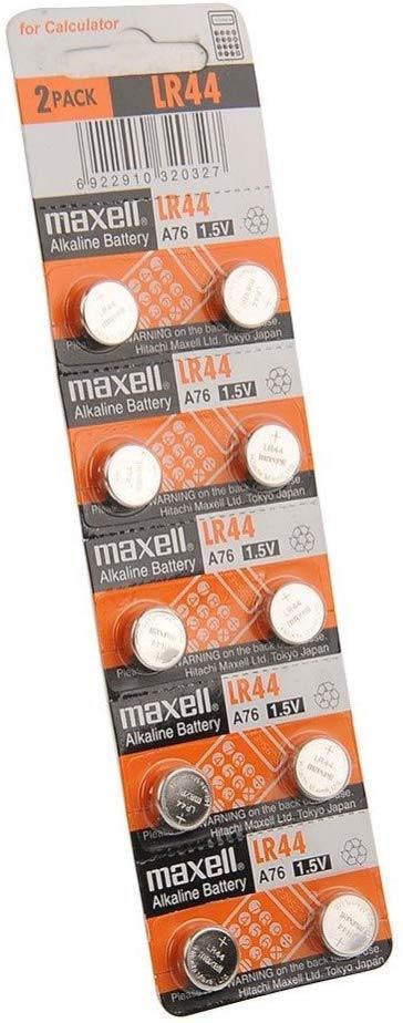 Maxell LR44 Coin Type 1.5V Lithium Battery (10 Pieces)-General Purpose Batteries-dealsplant