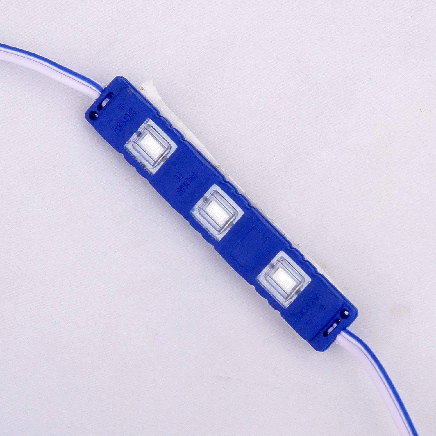 3 LED strips 12V Waterproof 5630/5730 LED SMD Injection module Blue - 20 module-Lightings & Bulbs-dealsplant