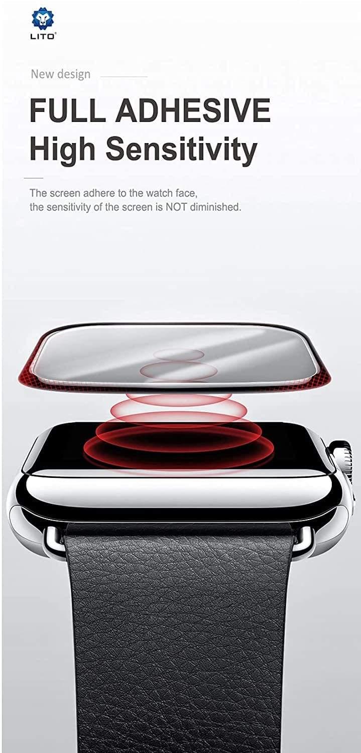 LITO S+ Full Covered Iwatch Screen Protector For Apple iWatch 7 Series-Screen Protectors-dealsplant