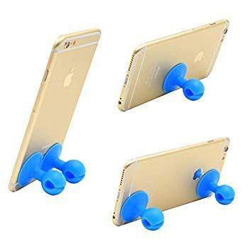 Dealsplant 2 in 1 Octopus Mobile Stand Sucker Silicone Suction Mini Phone Stand Holder for All Phones - Random Colors (1pc)-Mobile Accessories-dealsplant