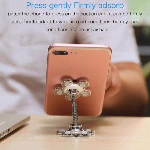 Dealsplant Magic Sucker Mobile Phone Support Mobile Stand / Holder (Random Colors)-Mobile Accessories-dealsplant