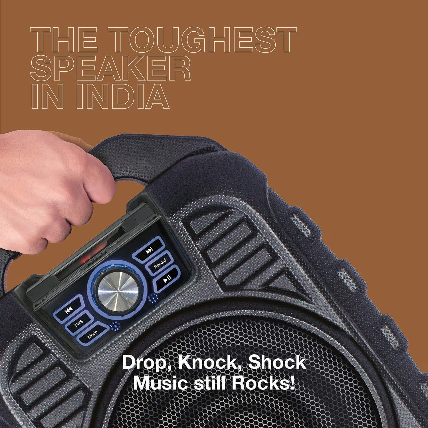 FINGERS Knockout Rugged Portable Speaker-portable speaker-dealsplant