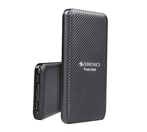 Zebronics 10000mah Slim Power Bank (ZEB-PB10000)-Power Bank-dealsplant