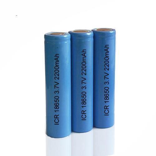 Dealsplant High Quality Rechargeable 3.7V 2200 mAh Lithium ion Battery for Power Bank, Science Projects, Torch Lights-Rechargeable Batteries-dealsplant