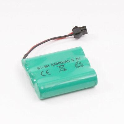 High Quality Rechargeable 3.6V 1600mAh Ni-MH AA Battery Pack with SM 2P Plug for Toys / Cordless Phones-Rechargeable Batteries-dealsplant