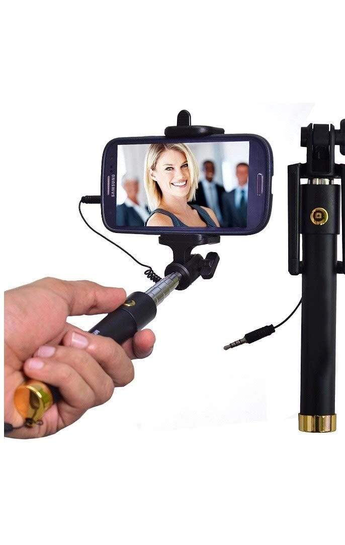 [UnBelievable Deal] Selfie Stick with Soft Grip Mobile Safety for all Smartphones (Large Size Long Selfie Stick)-Selfie Sticks-dealsplant