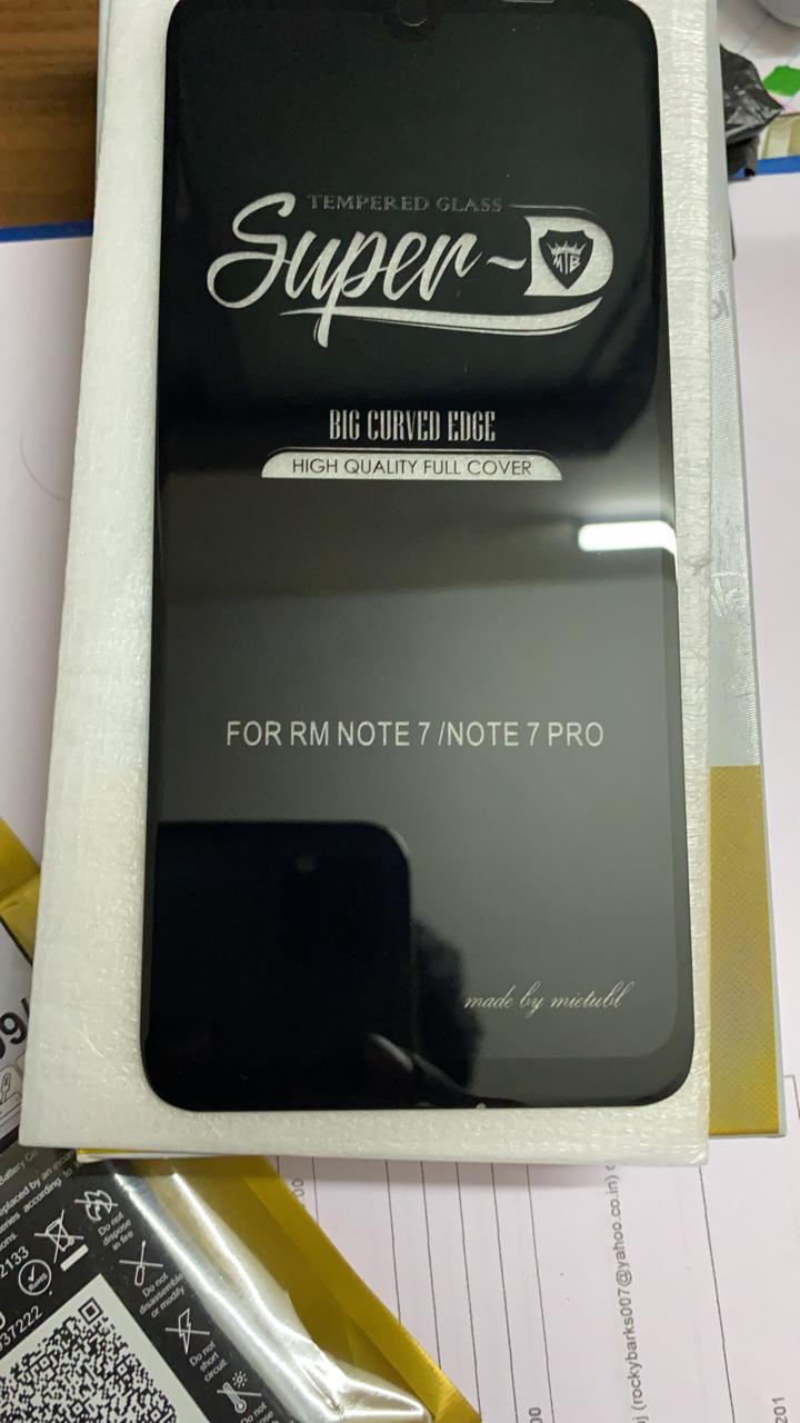 Dealsplant Super D premium quality 6D Tempered glass for REDMI 7Pro-Tempered Glass-dealsplant