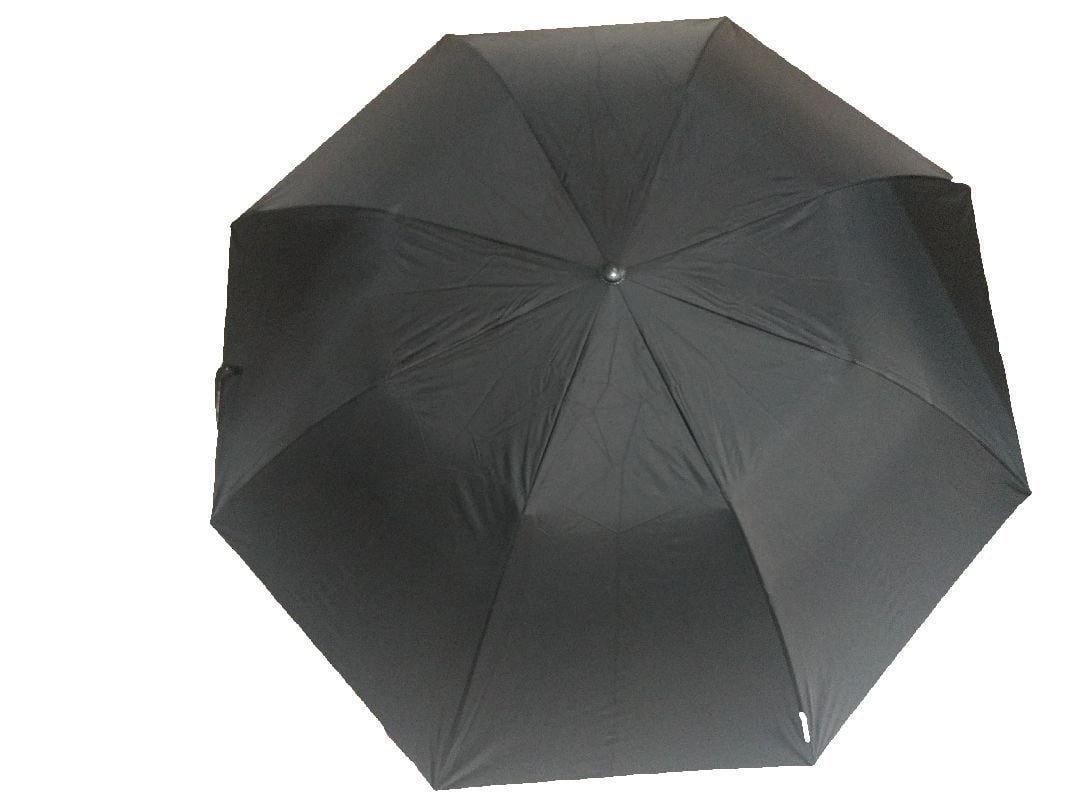 Happy Premium Quality 3 Fold Nylon Umbrella Black-Umbrella-dealsplant