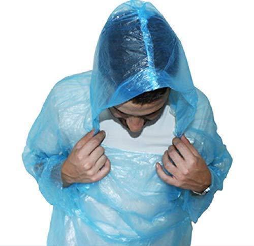 Rain card The First Credit Card Sized Rain coat for Unisex disposable rain cover (Multi Color)