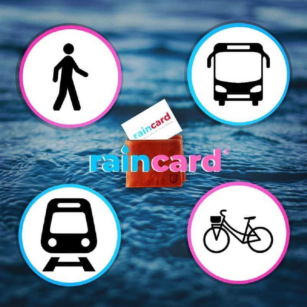 Rain card The First Credit Card Sized Rain coat for Unisex disposable rain cover (Multi Color)-Umbrella-dealsplant
