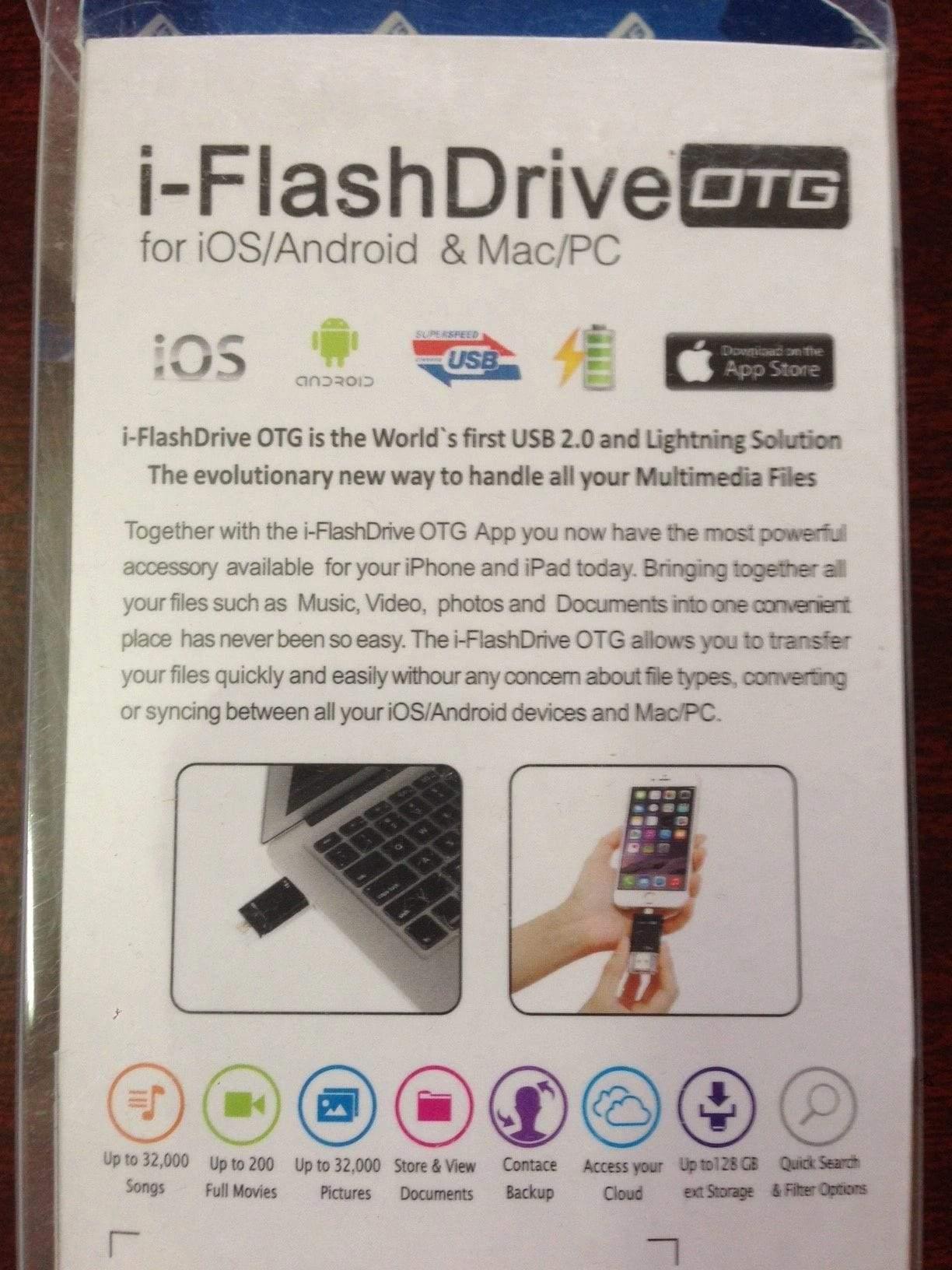i-FlashDrive USB Flash Drive for iPhone 5 5s 5c 6 6plus iPad MAC PC & Android-USB Pen drives-dealsplant