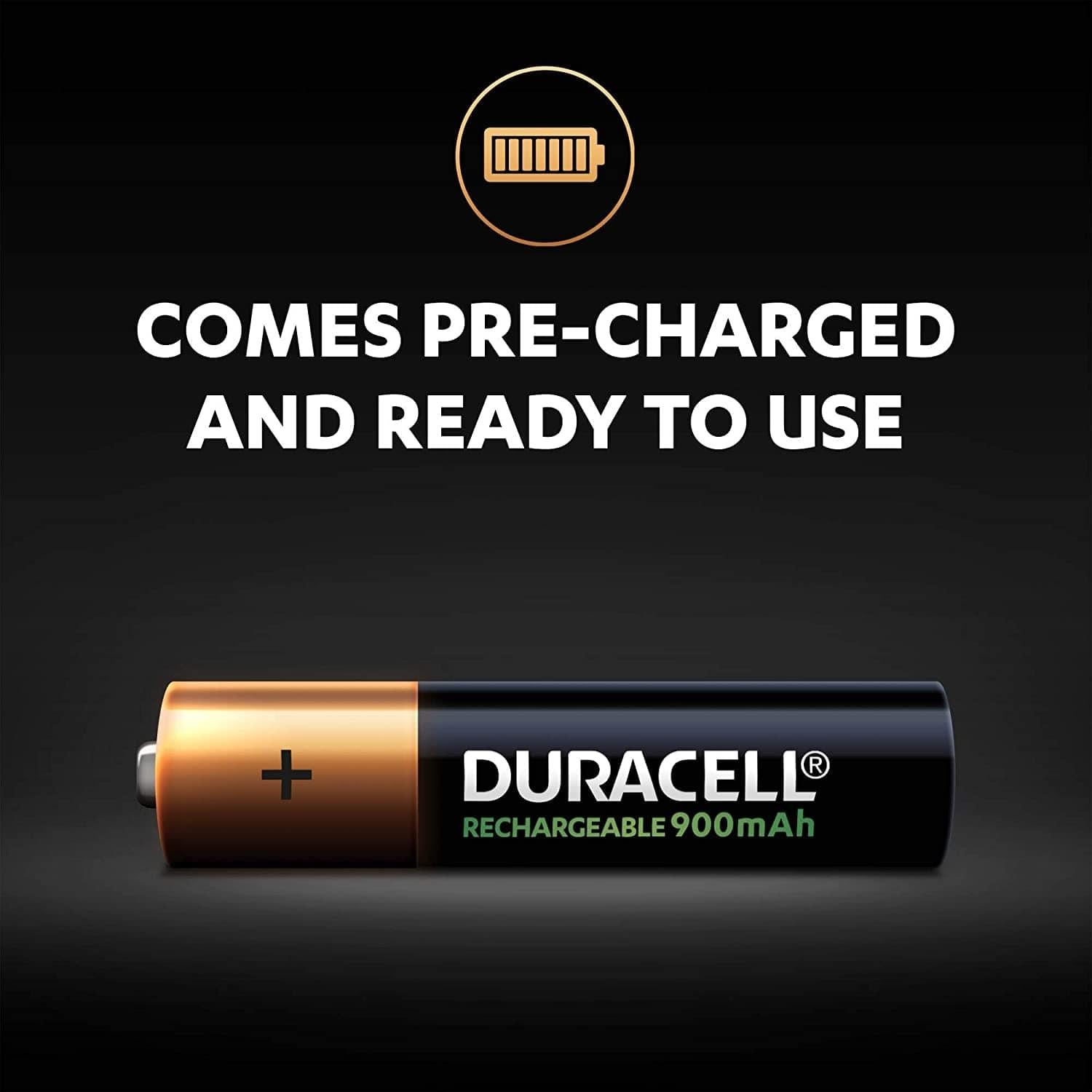 Duracell Rechargeable AA 2500mAh Batteries, Pack of 2-Battery-dealsplant