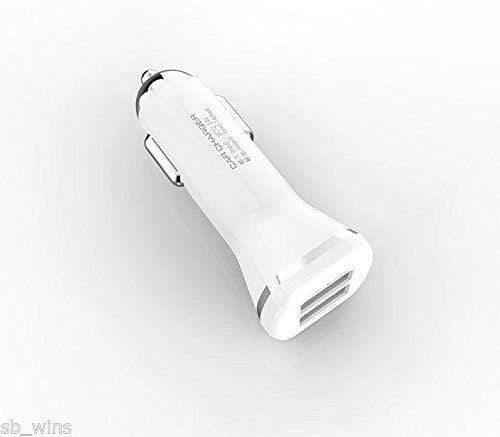 EMY-114 USB car charger with 2 USB Ports for all mobiles tablets-Car Accessories-dealsplant
