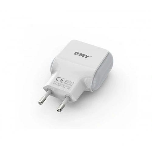 EMY 220 USB Fast Charger 2.4A with Free Lightning Cable-Datacable & Chargers-dealsplant